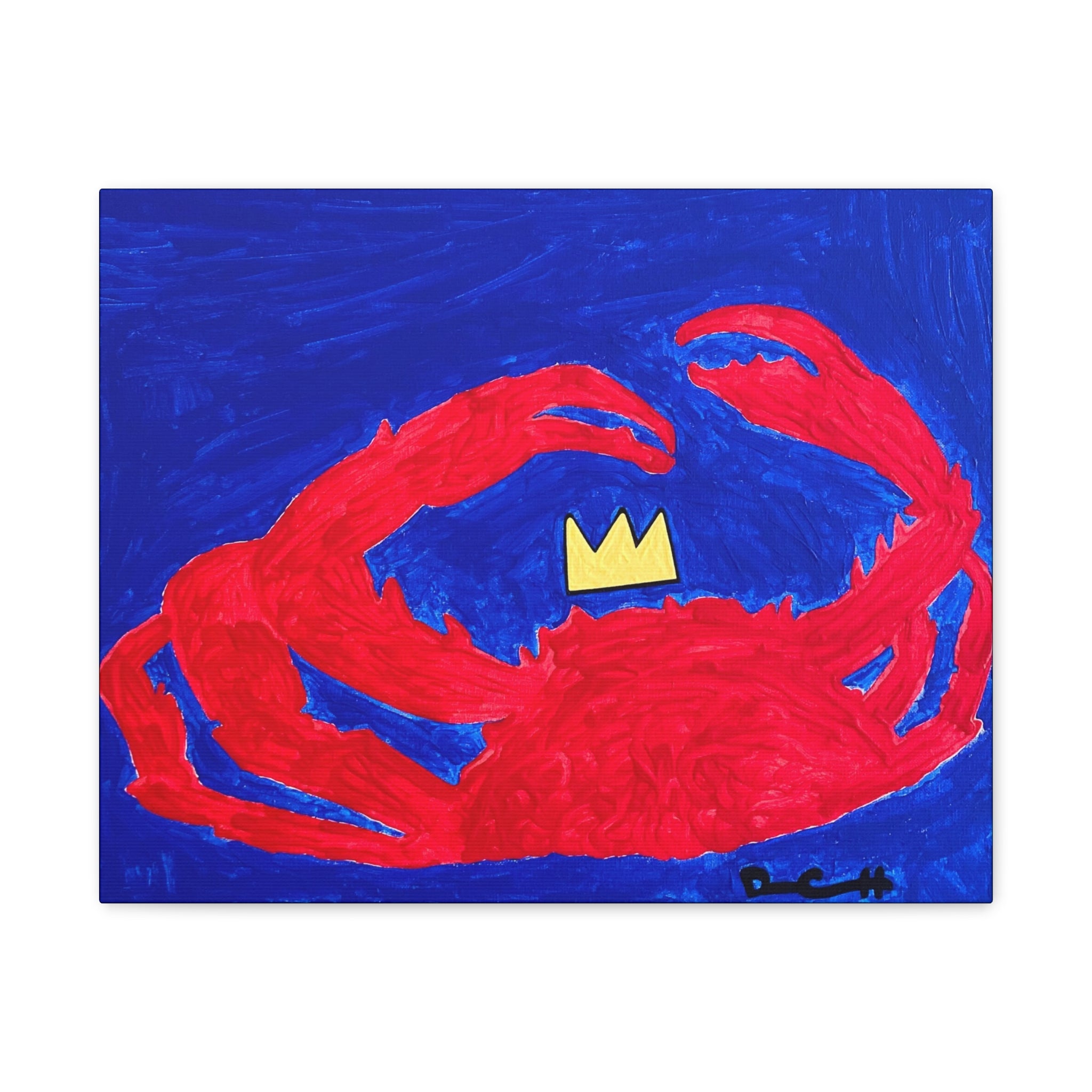 "KING CRAB" Acrylic on Canvas Print