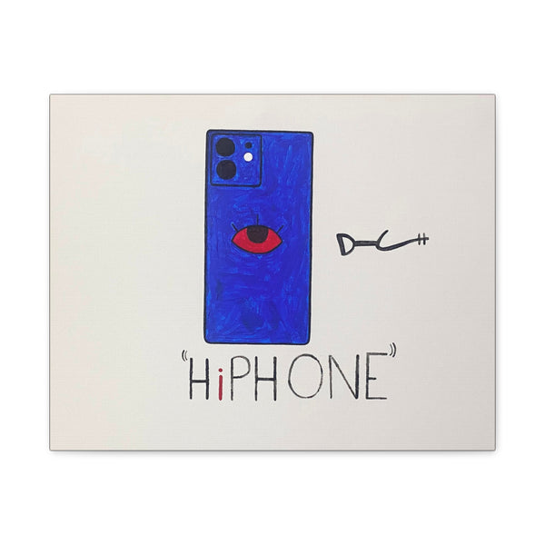 "HI PHONE" Acrylic on Canvas Print