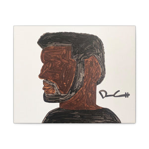 "BLACK MAN" Acrylic on Canvas Print